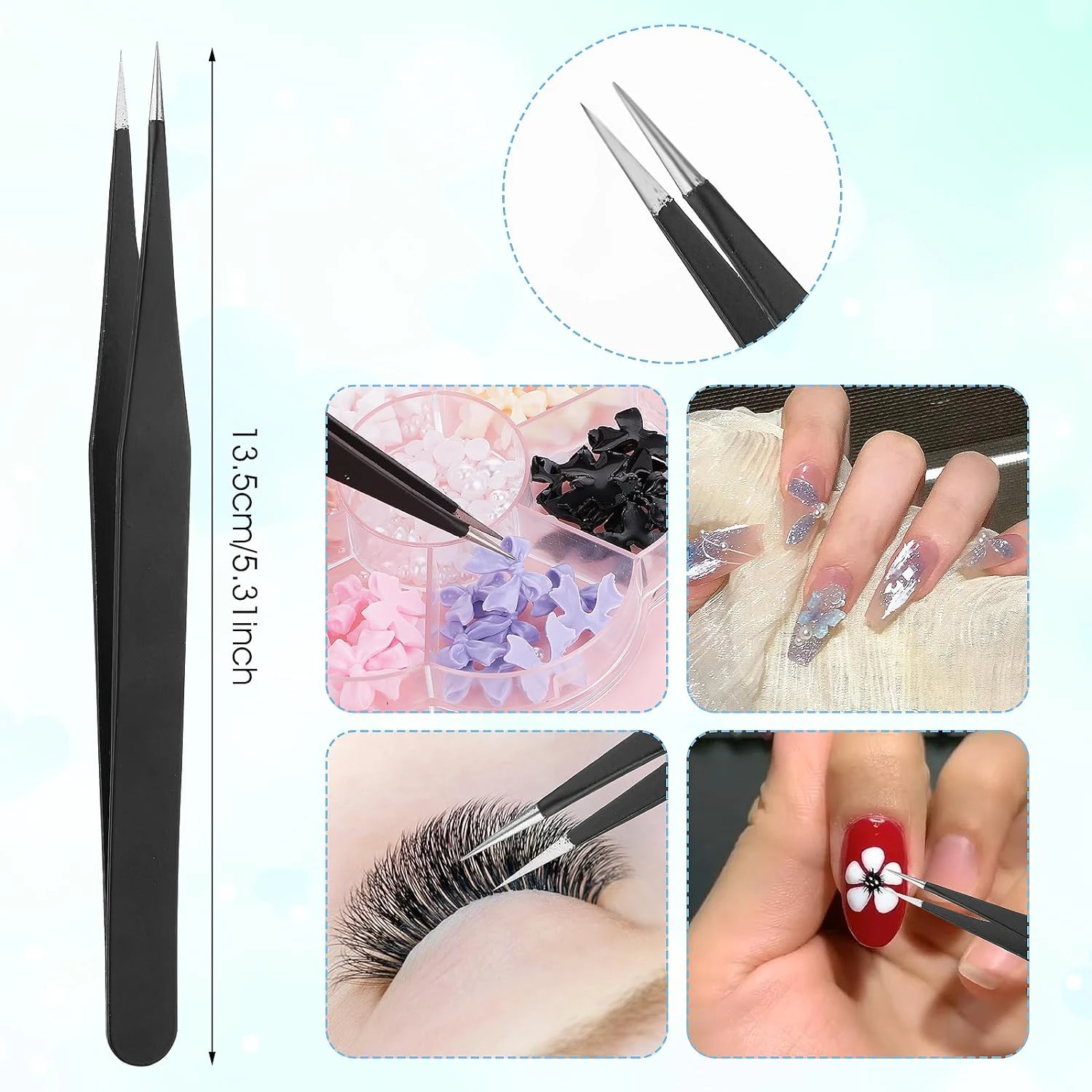Ideale per gli appassionati di nail art, questo set di strumenti professionali ed essenziali per nail art fai-da-te è perfetto per raggiungere splendidi e intr