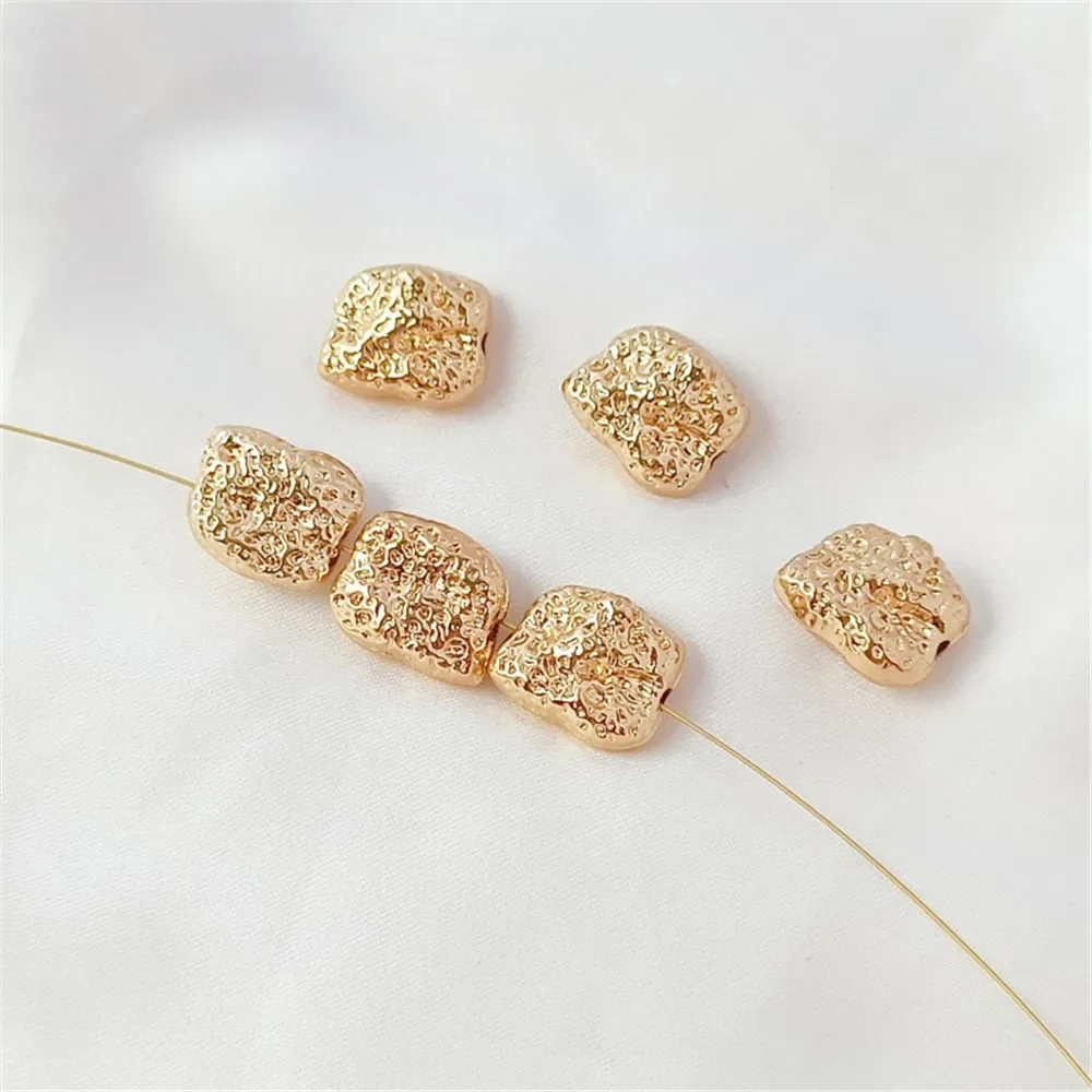 

Набор из 14-каратного медного золота, циркон, подвеска в форме сердца через отверстие, браслет ручной работы, ожерелье, подвеска в форме сердца, аксессуар