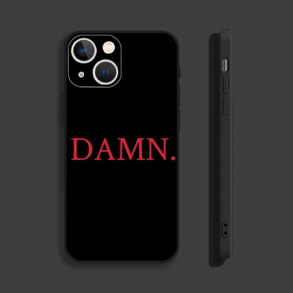 Rapper Kendrick Lamar Phone Case For iPhone 15,14,13,12,11 Plus,Pro,Max,XR,XS,X,7,8 Plus,SE,Mini Silicone Soft