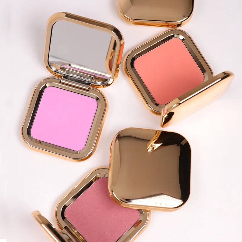 Custom Logo Blush Makeup Vegan Pigment Blush Powder Private Brand Vegan Cruelty Free Luxury Cheek Blusher Wholesale 10pcs