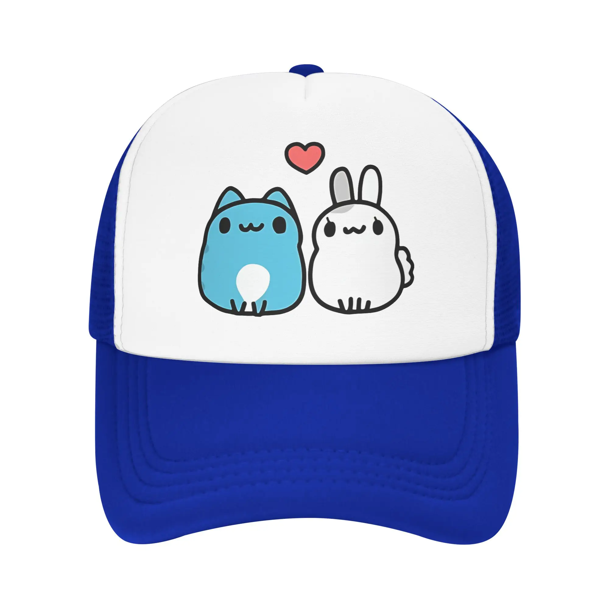 Love cat Comic Cat Bugcat Capoo  Mesh Baseball Caps Adult Fashion Trucker Hat  Hat Adjustable Golf Hats Summer Trucker Cap