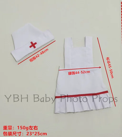 Newborn Baby Doctor Nurse Suit Styling Girls Boys Hundred Days Costume Photography Prop Outfits Baby Clothes Infant Clothing