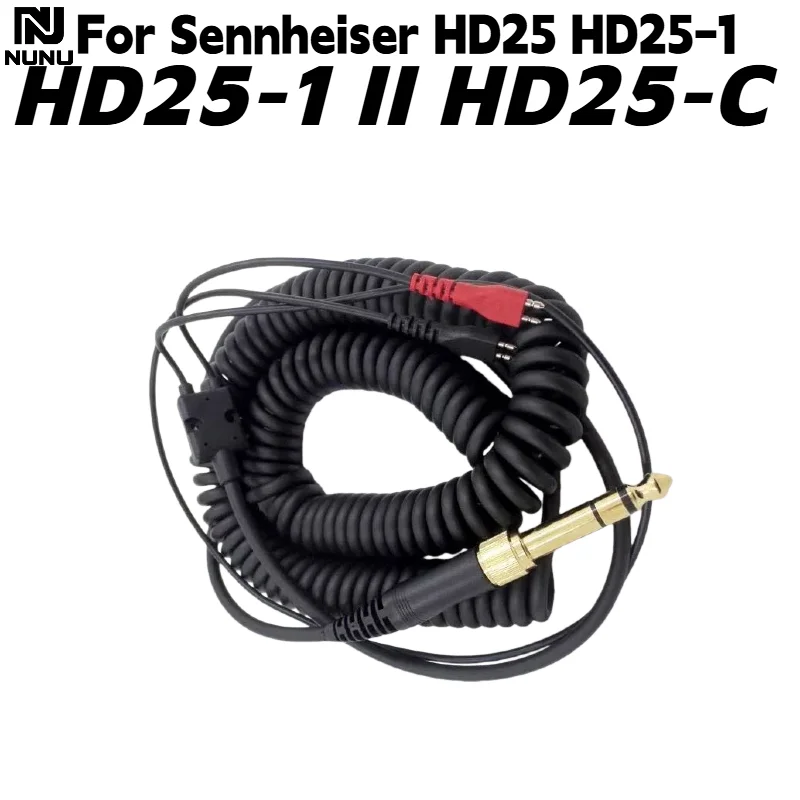Spring Relief Coiled Headphone Cables for Sennheiser HD25 HD25-1 HD25-1 II HD25-C HD25-13 HD 25 Replacement Cable Cords image 4