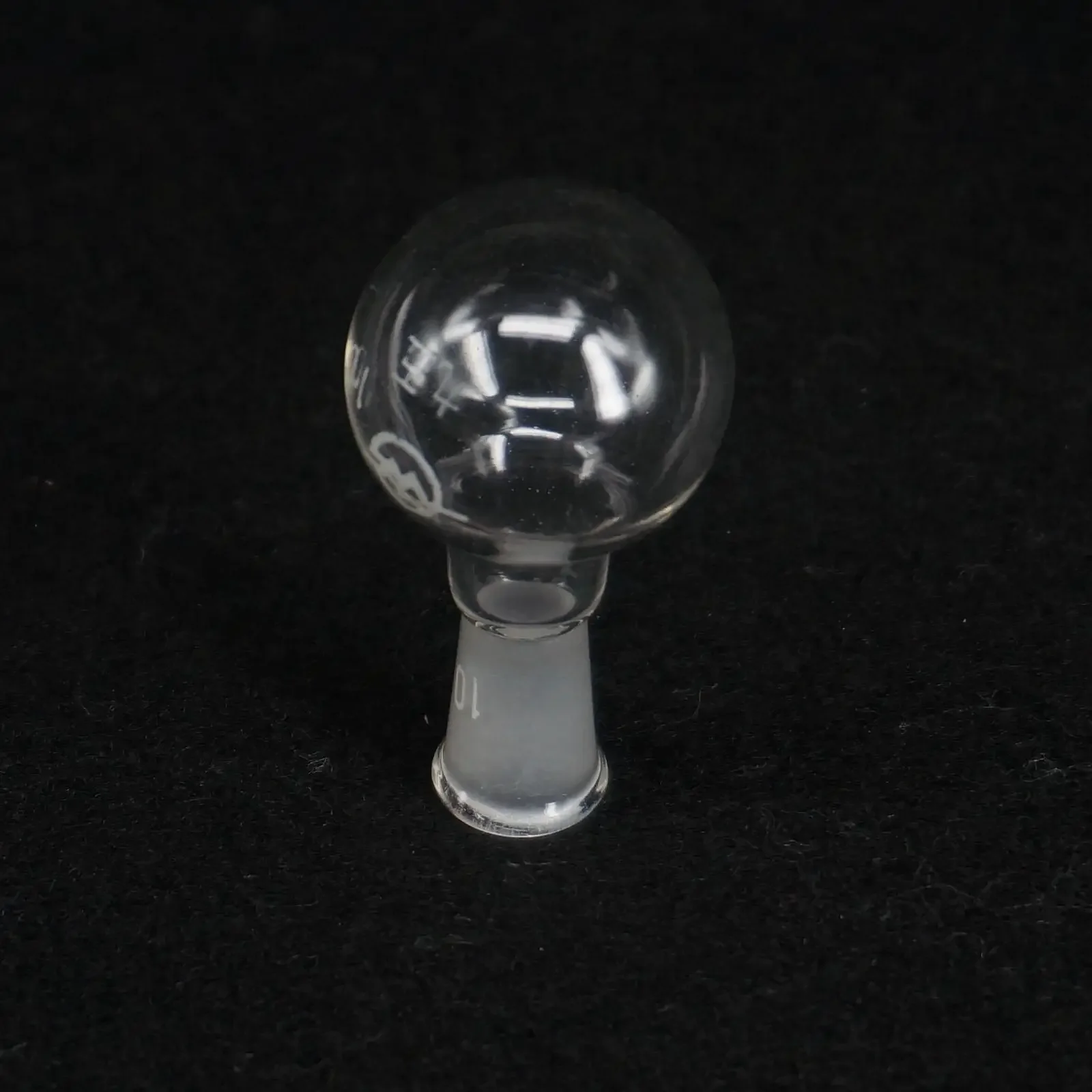 10ml 10/19 Joint Borosilicate Glass Flask Round Bottom Single Short Neck Lab