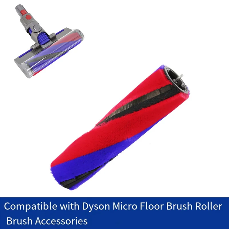 B58B-For Dyson Micro Vacuum Cleaner Soft Roller Brush Vacuum Cleaner Replacement Rolling Brush Parts