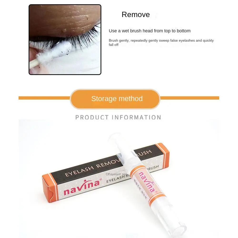 Grafting Extensions Eyelash Adhesive Remover Pen Safe No Irritating False Eyelash Glue Remover Professional 10ml