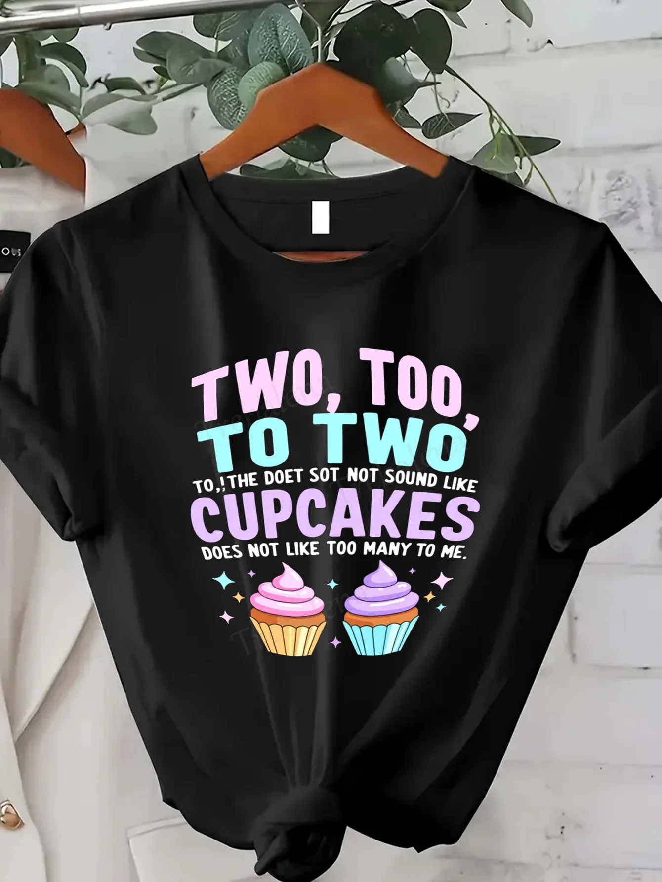 

Women T-shirt Cute Cupcake T-Shirt for Women - Fun & Flirty Style