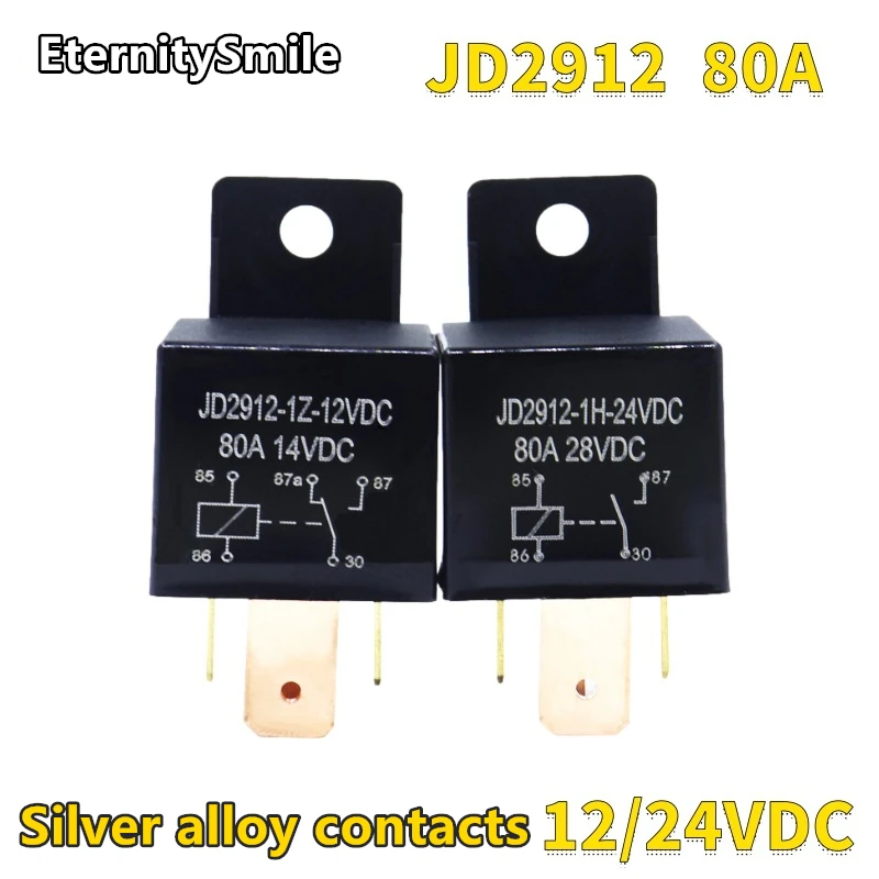 High Performance 5 Pins Micro Relay 12V/24V DC Relay 80A Automotive Relay 5 Pins