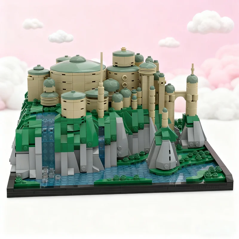 1776 peças MOC Modelo de Batalha Estelar Nabo do Palácio Real, Blocos de Montar de Arquitetura, Presentes para Festivais, Brinquedos Educativos de Blocos, Aniversário