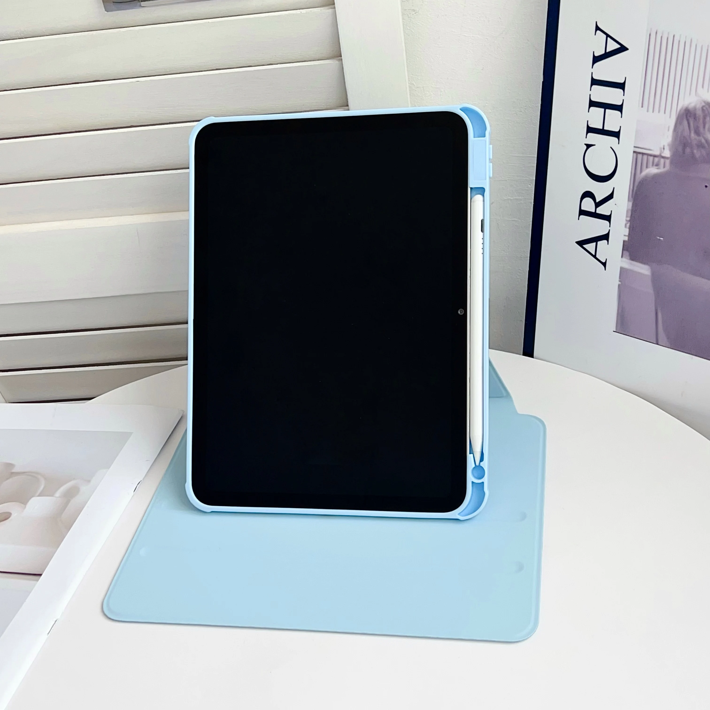 

New Tablet Case for IPad (A16) 11inch 2025 10th Generation 10.9Inch Clear Back TPU Shockproof Protector Cover with Pencil Holder