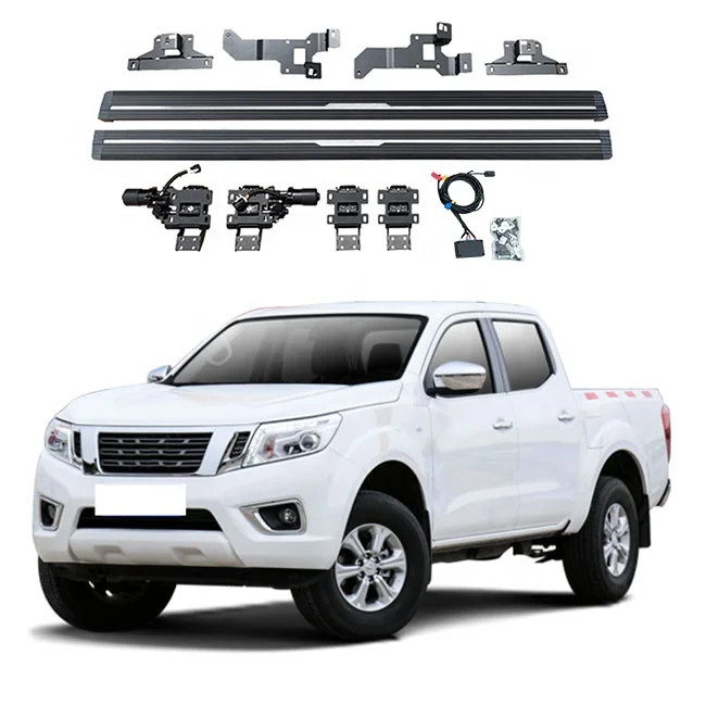 waterproof motor exterior accessories powered steps for Nissan NAVARA NP300 ELECTRIC SIDE STEPS Pickup 2015 2019