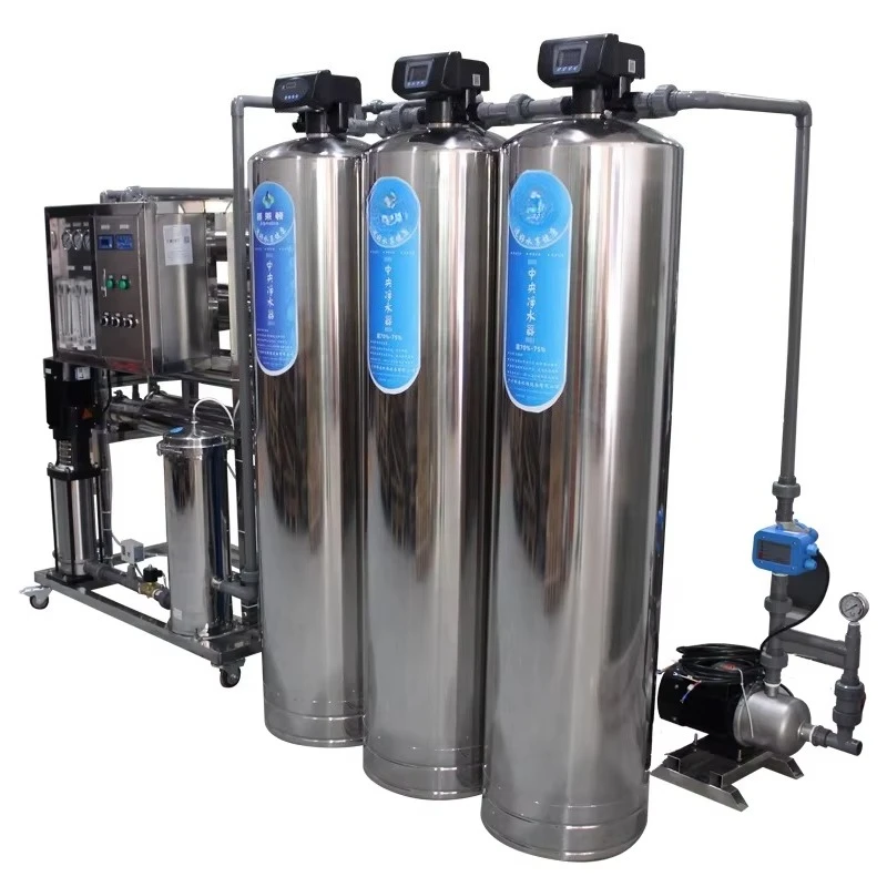 Stainless 2000LPH RO Pure Water Plant Industrial Drinking Treatment Purification Machine Custom