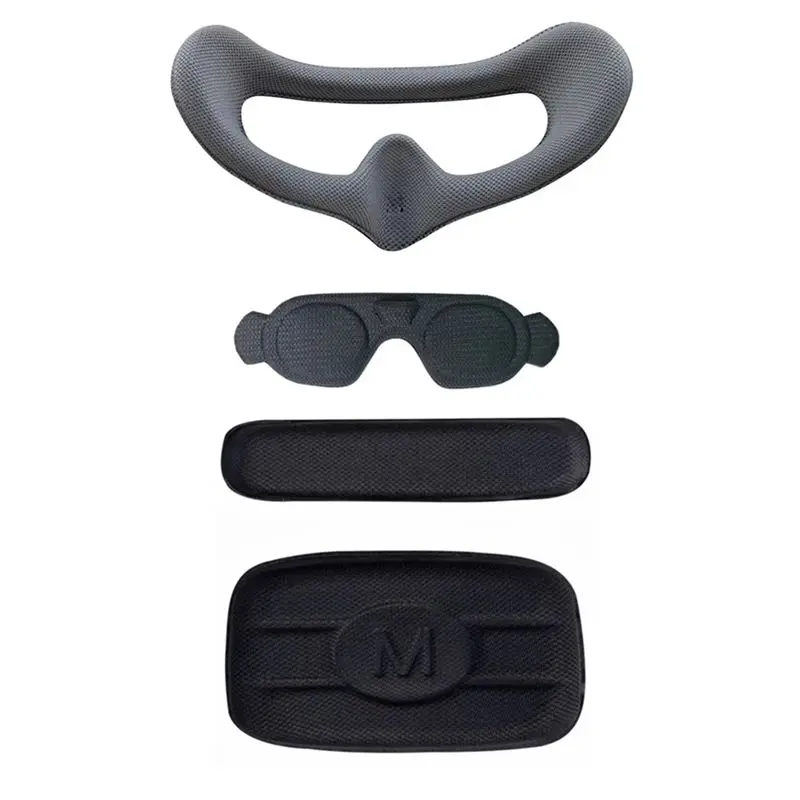 B92B Mask Forehead Back Brain Protective Cushion for DJI AVATA2 GOGGLES 3 Aviation Glasses Accessories Grey