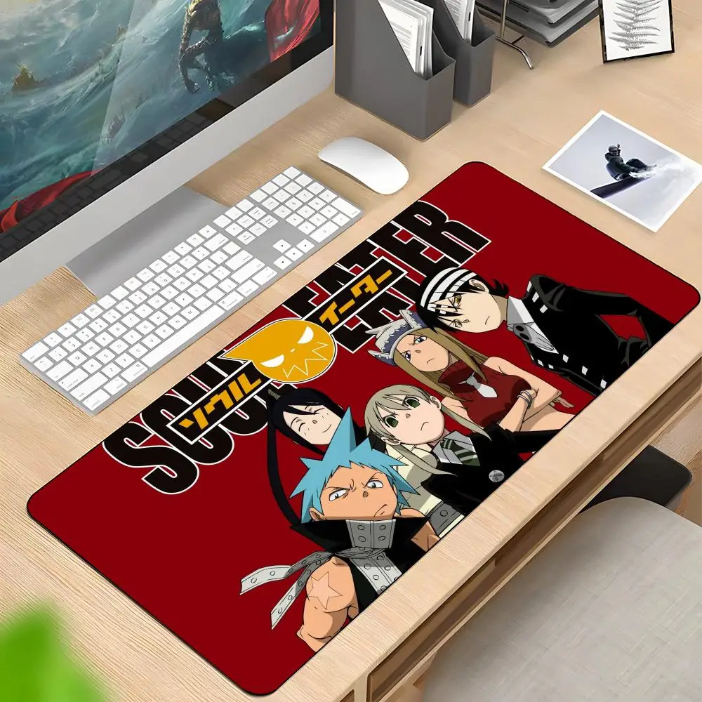 

Anime S-Soul Eater Mouse Pad Rubber Antislip Keyboard Pad 40x90cm Mousepad Gaming Accessories XXL Office Computer Mat
