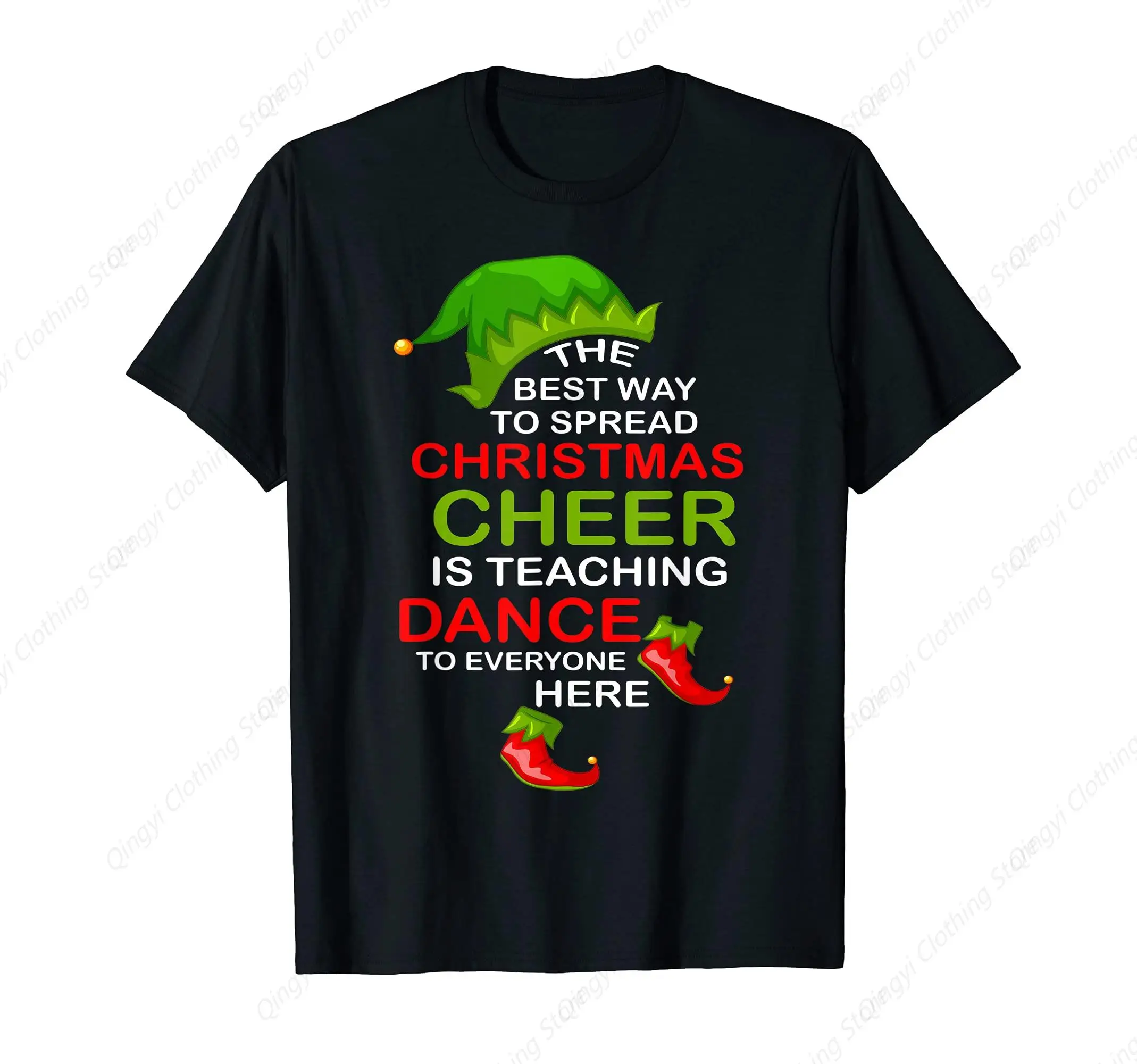 

Dancer Funny Christmas Pajamas T-shirt For Dance Teacher T-Shirt