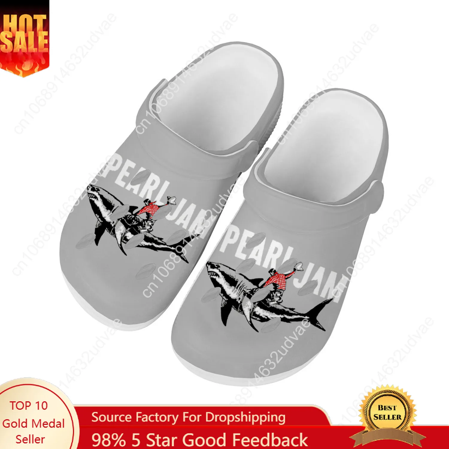 

Pearl Jam Water Shoes Mens Womens High Quality Fashion Home Garden Clogs Customizd Sandals Beach Breathable Hole Slippers