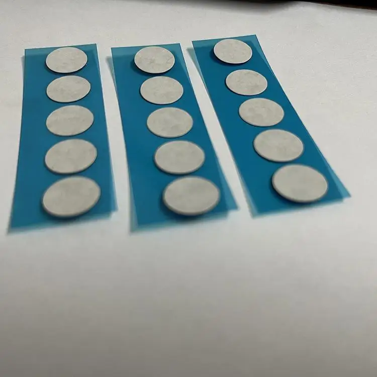 12mm Diameter Circular Double-Sided Carbon Conductive Film for SEM Microscopes Double-Sided Carbon Conductive Film