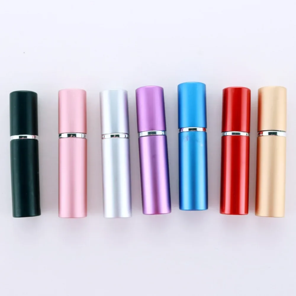 5/7/10PCS 5ml Portable Refillable Perfume Bottle With Spray Scent Pump Empty Cosmetic Containers Mini Atomizer Bottle Travel