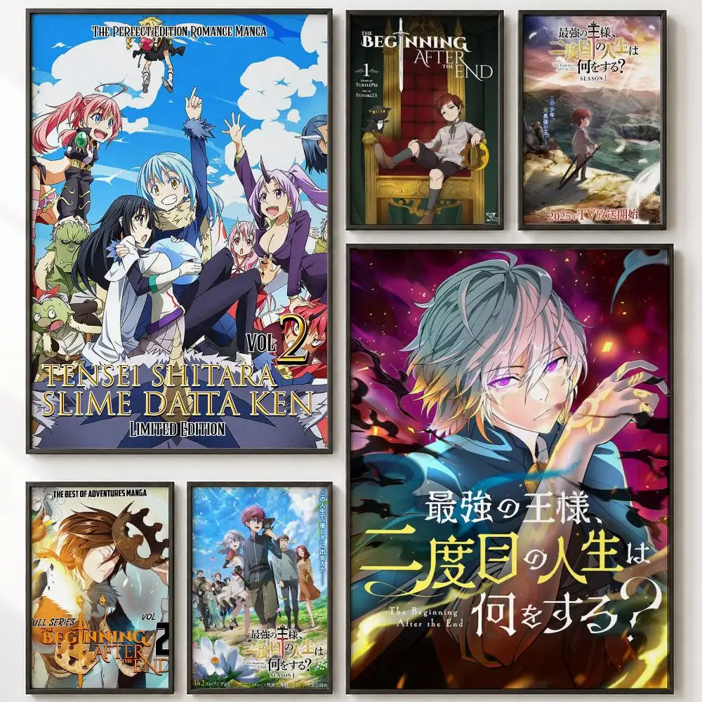 Anime The Beginning After the End Poster HD poster wall art self-stick no-residue for home cafe office great gift