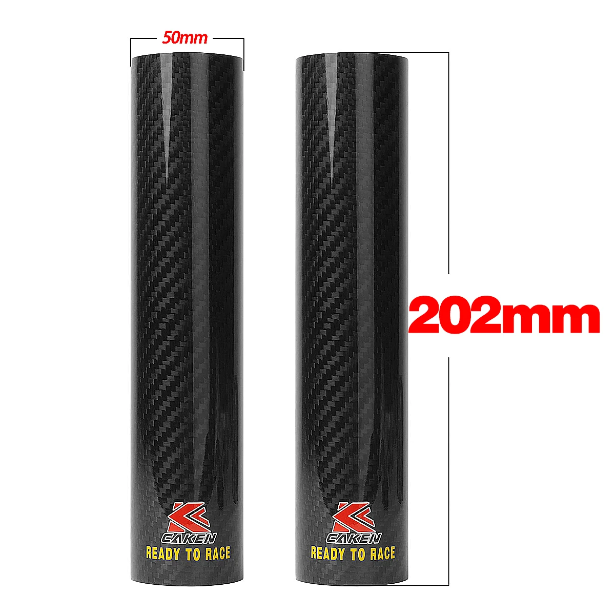 Für KTM Honda Yamaha Kawasaki Suzuki Husqvarna CRF XR YZ KX RM WR SX EXC 2002-2023 Motorrad Gabel Wraps Carbon Faser Protektoren – Detail 10