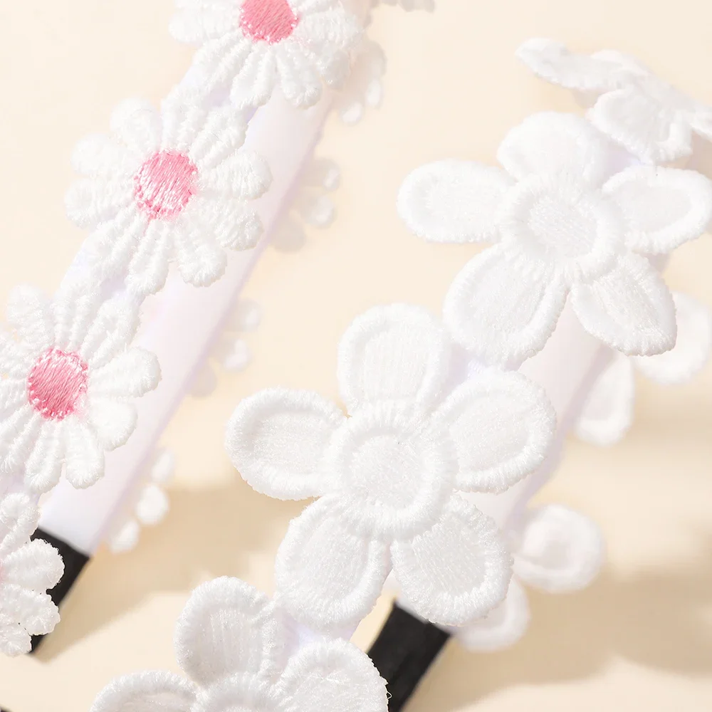 

2/3PCS Summer Daisy Flower Headband for Women Girls Sunflower Hair Hoop Headwear Wedding Party Kids Hair Accessories