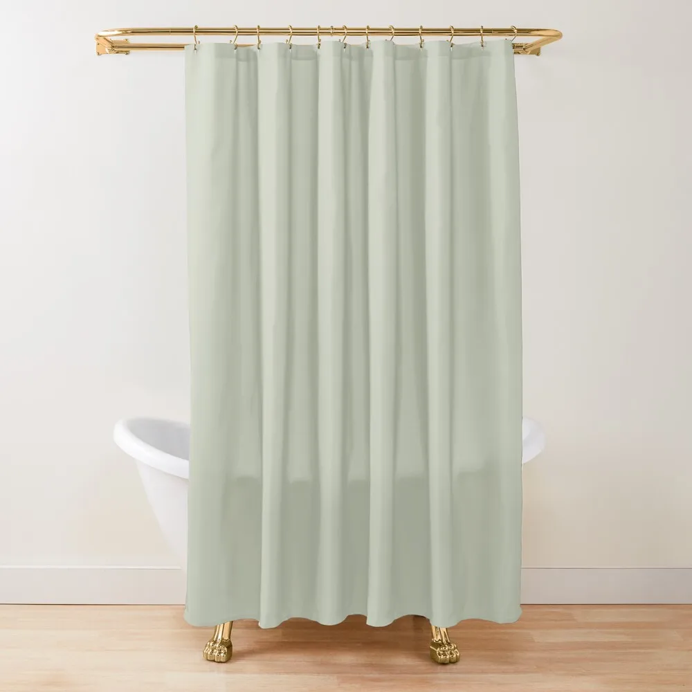 

Light Gray Green Shower Curtain Modern Bathroom Accessories Cover Curtain
