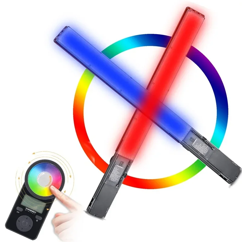 Ручной светодиодный светильник Yongnuo YN360 III PRO, красочный светильник ICE, светодиодный светильник для видеосъемки 3200-5500K, регулировка, управляемое через приложение для телефона Ручной светодиодный светильник Yongnuo YN360 III PRO, красочный светильник ICE, светодиодный светильник для видеосъемки 3200-5500K, регулировка, управляемое через приложение для телефона