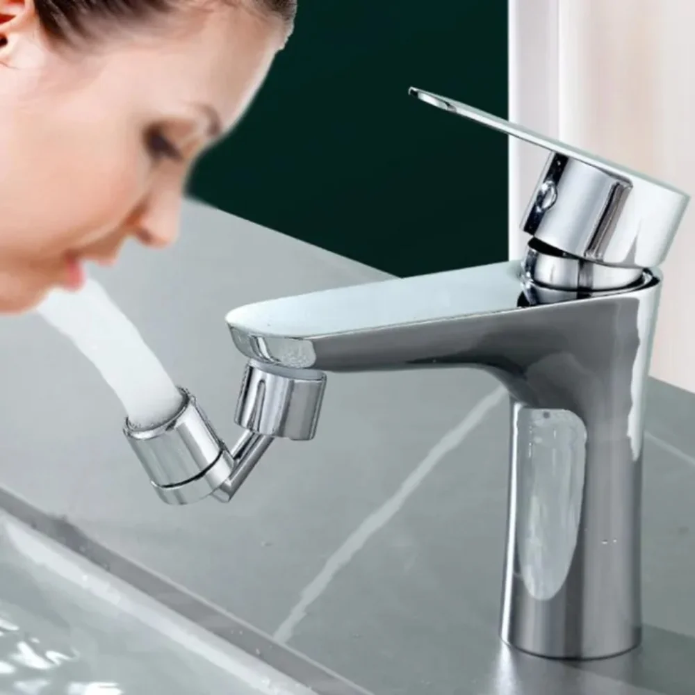 720° Tap Aerator Splash-proof Faucet Sprayer Head Water Saving Plastic Splash Tap Head Sink Wash Basin Tap Extender Adapter