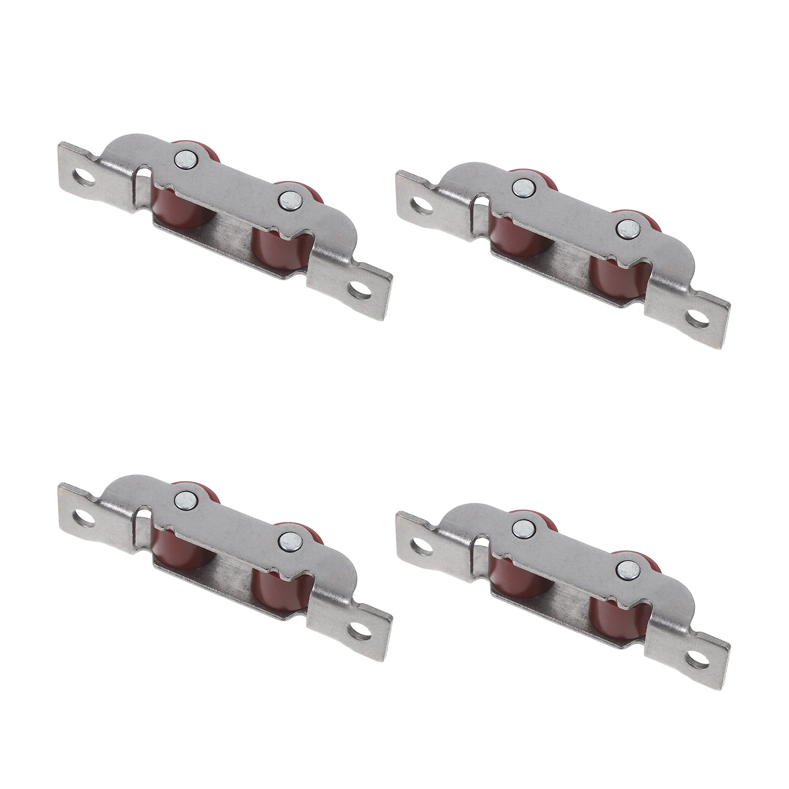 

Smooth Glide 10mm Sliding Door Rollers Replacement 4pcs Stainless Steel Window Door Double Wheel Pulley for Heavy Duty Tracks