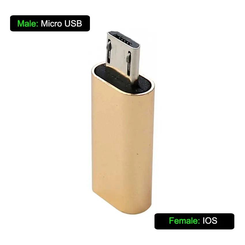 Адаптер для iPhone Type-C 3 шт., адаптер для Micro USB / USB 3,0 Type C для iPhone/Android, кабель для передачи данных, конвертер