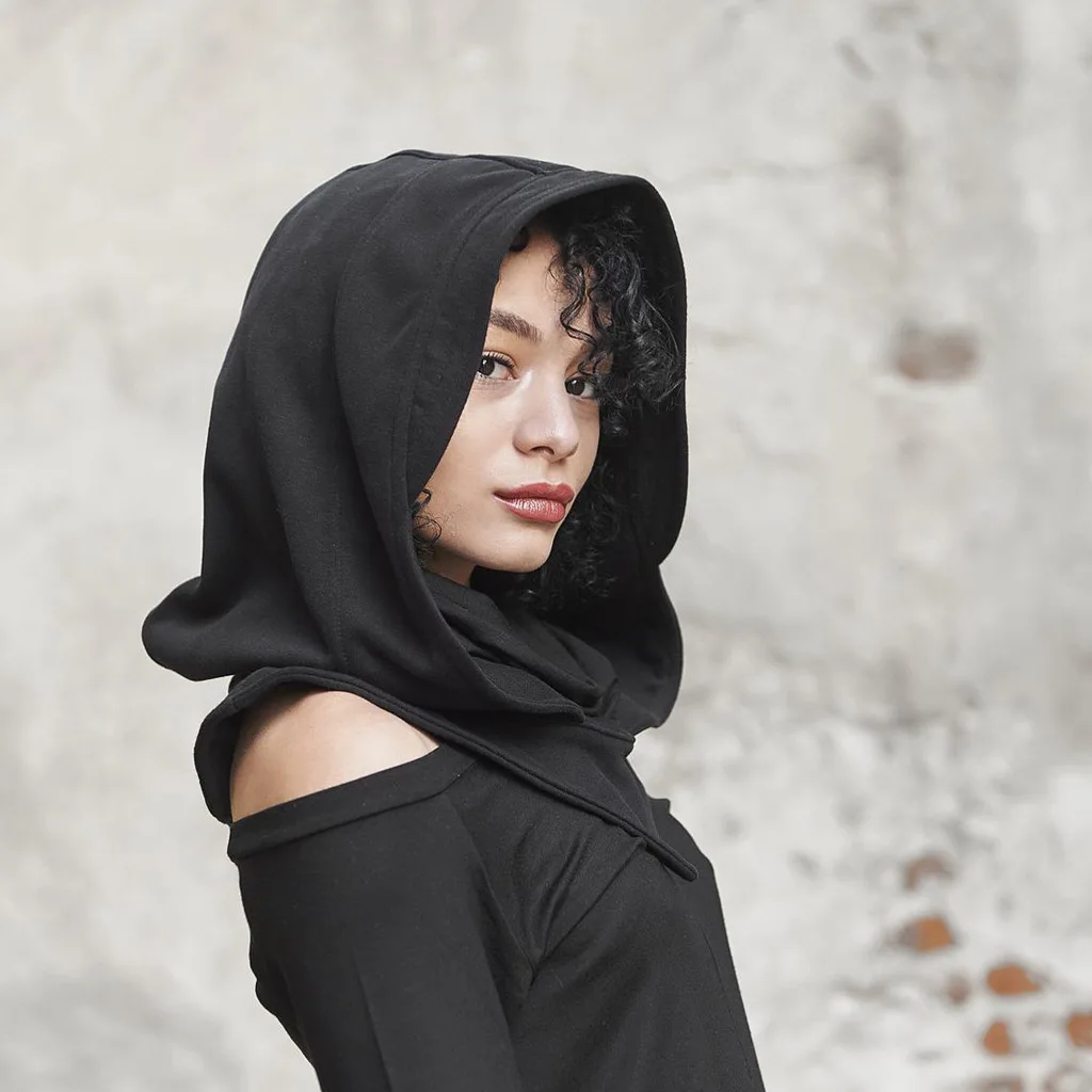 Assassino medievale neutro Cosplay Mantello con cappuccio Costume da spettacolo teatrale Loween Tema storico Faion Ladies'E...