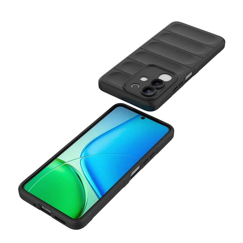 Plain Rubber Phone Case For vivo Y29 4G Global Case Cover For vivo Y300t T4x Shockproof чехол Funda Back Cover For iQOO Z10x