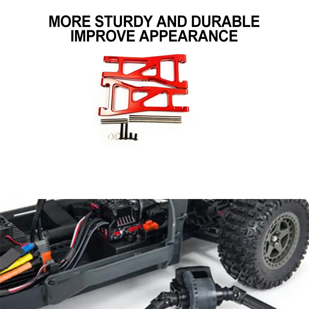 RCGOFOLLOW Front Lower Suspension Arm Enhanced Rc Front Lower Suspension Arm For 1/10 ARRMA SENTON 3S Short Course