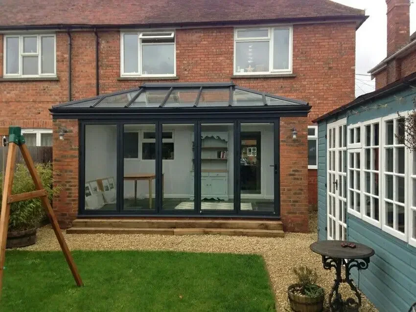 Accordion Door Double Glazed Aluminium Bi Folding Door Residential Building Exterior 2.0mm Balcony Glass Folding Doors
