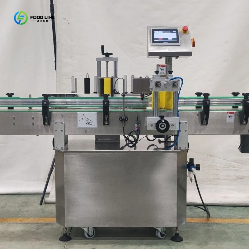 Labeling Machine Electric Automatic Labeler For Cosmetic Perfume Bottle Packaging Box FL Customized