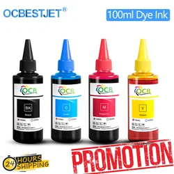 400ml Dye Ink Bottle For Epson Universal Ink Compatible For Refill Ink Cartridges for Epson HP Canon Brother Printer Bulk Ink