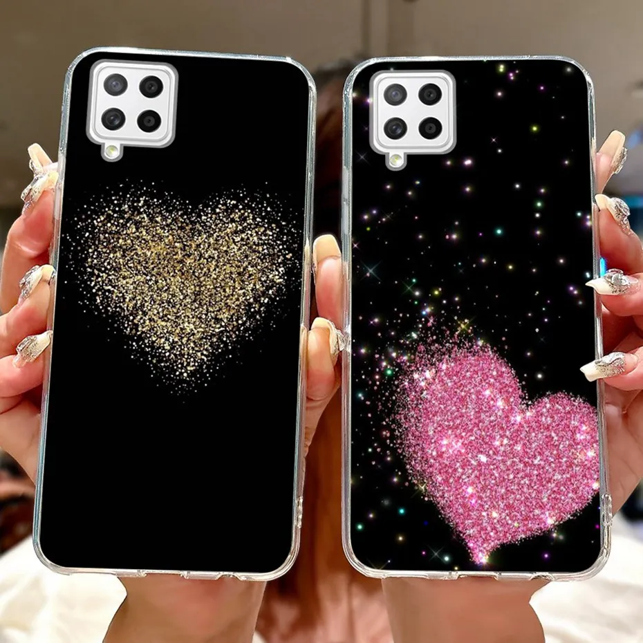 Nette Malerei Telefon Fall Für Samsung Galaxy A22 SM-A225F SM-A226B Weiche Silikon TPU Zurück Abdeckung Für Samsung A22 4G 5G stoßstangen