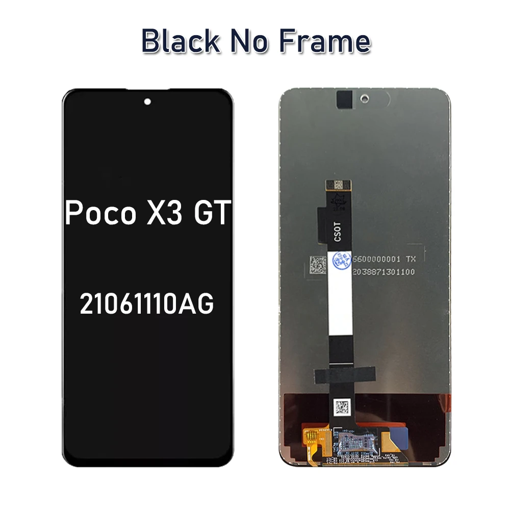 6.6 inch For Xiaomi Poco X3 GT LCD 21061110AG Display With Frame