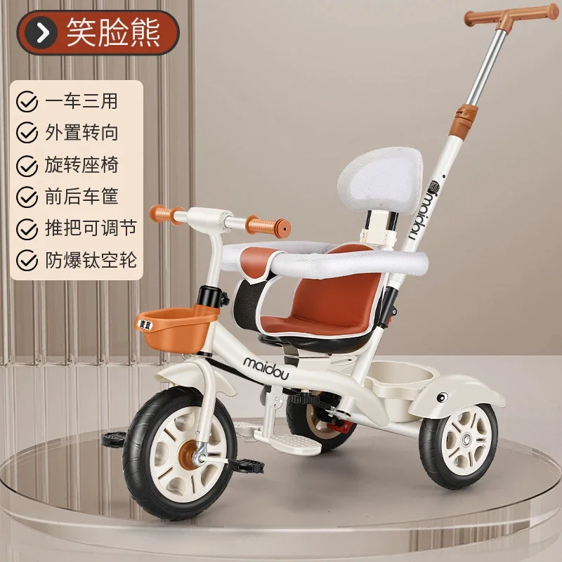 

Triciclos Para Niños Triciclo De Bebe Children's Tricycle Baby Stroller Toddler Bicycle Children Aged 1-3-5 Toddler Bicycle