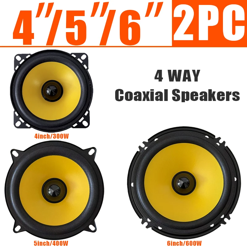 2PCS 4/5/6 Inch Car… - image