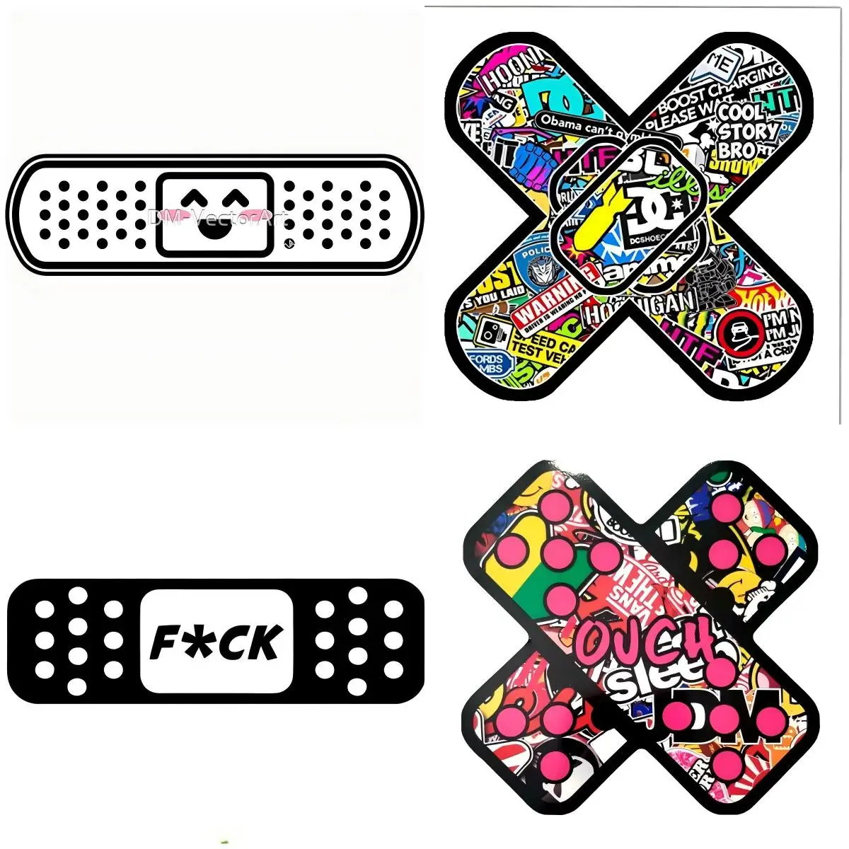

Bandage Decal Motorcycle Jdm Car Accessories Woman Electric Devices Gadget Tool Kit Stickers Interior Decoration Decor Tuning