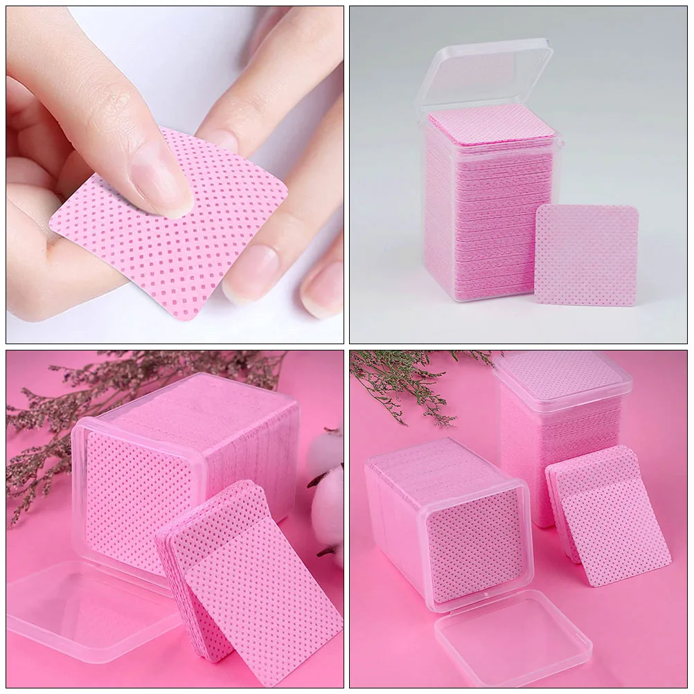 400 pçs cola de extensão de cílios toalhetes almofadas de limpeza para salão de beleza uso doméstico toalhetes de limpeza de cola suprimentos de extensão de cílios