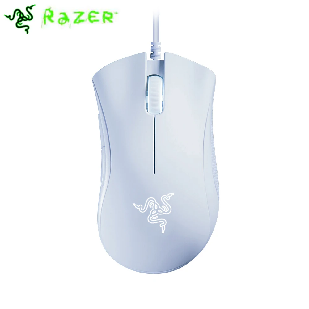 Original Razer DeathAdder Essential Wired Gaming Mouse 6400DPI Ergonomic Professional-Grade Optical Sensor Ergonomic Razer Mice