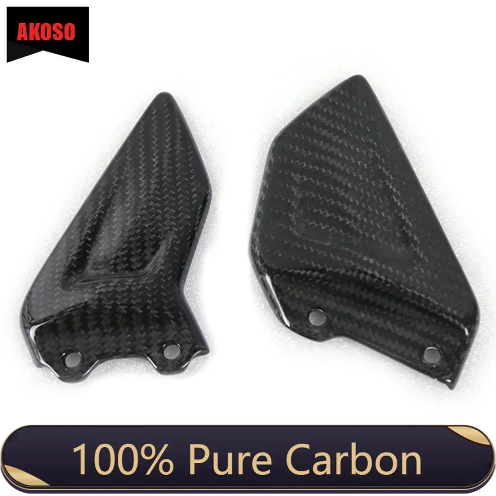 For HONDA CBR1000RR-R 2020+ Carbon Fiber Heel Guards Protectors Shield Guard Motorcycle Modified Accessories Parts Fairing