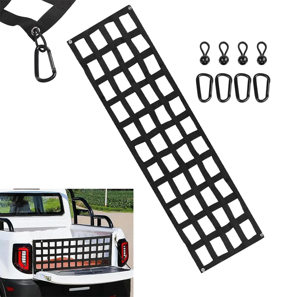 

Truck Tailgate Cargo Net Heavy Duty Tailgate Net 60x18'' Pickup Truck Bed For Trucks For Ford For Dodge For Car Trailer Boat