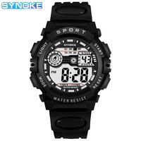 SYNOKE Men Student Movement Digital Watch Waterproof Fall Proof And Shock Resistant Multi Function Sports Watch Boy Luminous