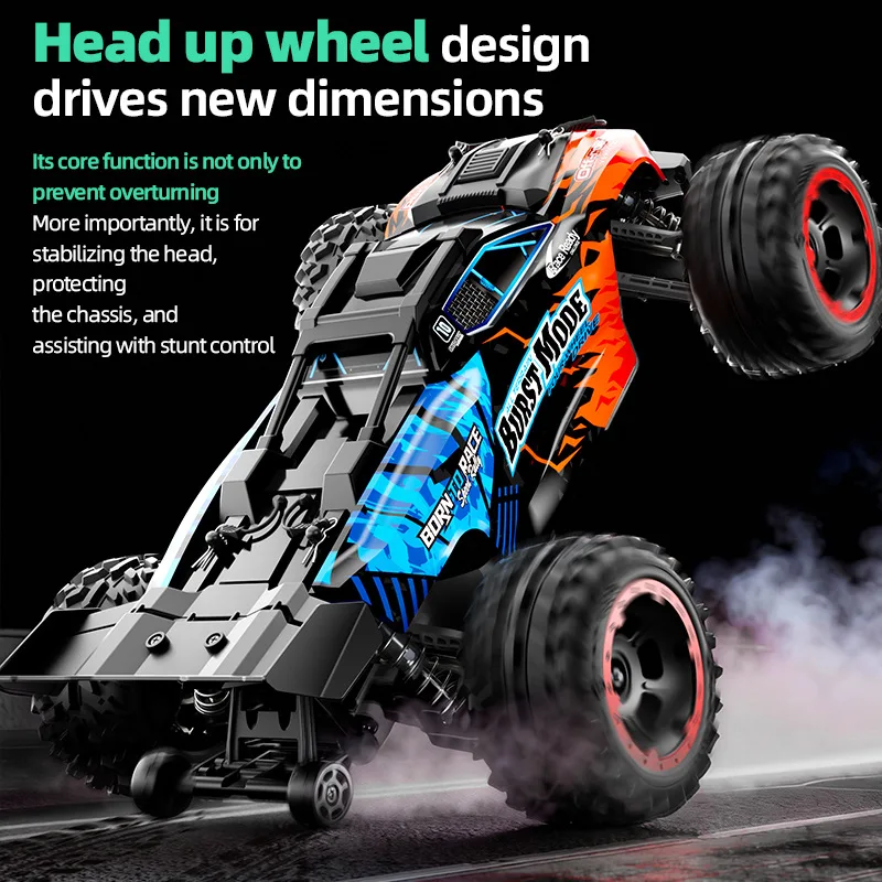 Full Scale 4wd Remote Control Off-Road Vehicle Jjrc Rc Truck, Carbon Brush Power Aluminum Heat Sink Cooling Fan Outdoor Toy