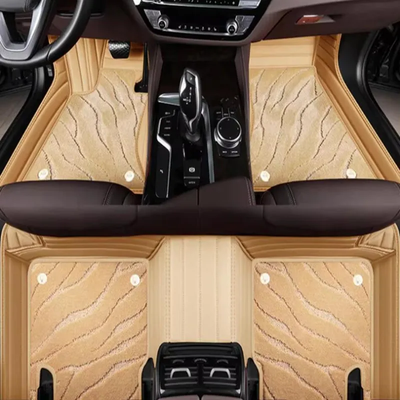 Custom special car floor mats for Mercedes Benz GLE 300d 350 400 450 580 V167 W167 5 seats 2025-2020 double layers carpets