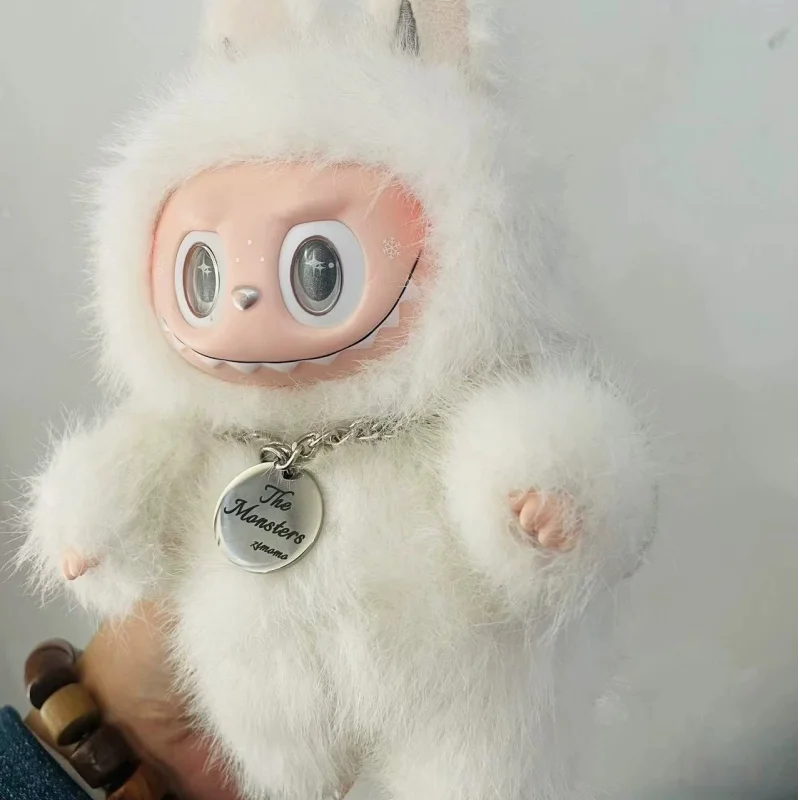 New Monster Labubu Zimomo Angel Creative DIY Change Doll Figure Vinyl Pendant Doll Model Toy Replica Toy Xmas Gift Birthday Gift