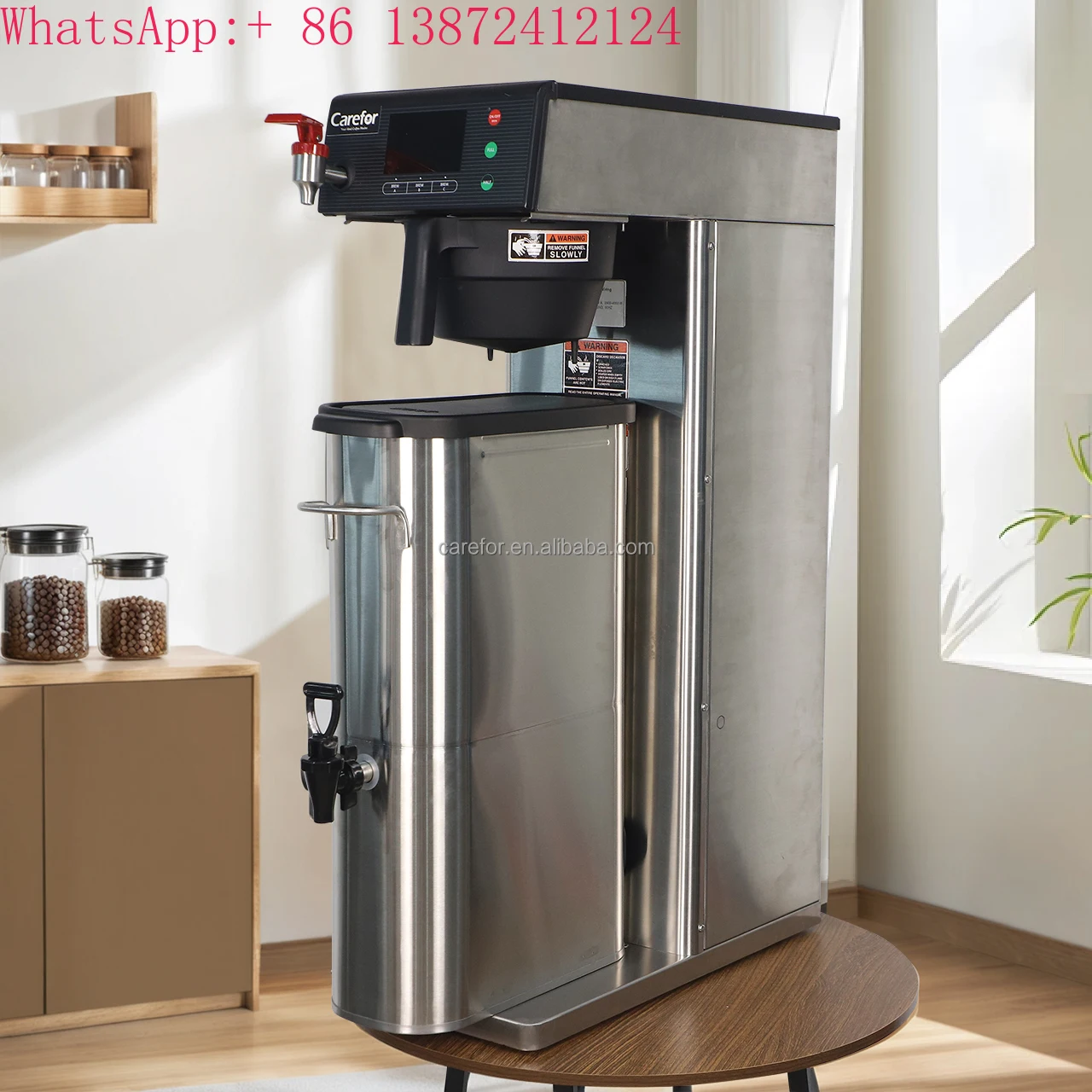 

Multi-function 1.5 Gallon Commercial Tea Brewer Coffee Machine Drip Catering Coffee Maker Commercial Coffee Brewer